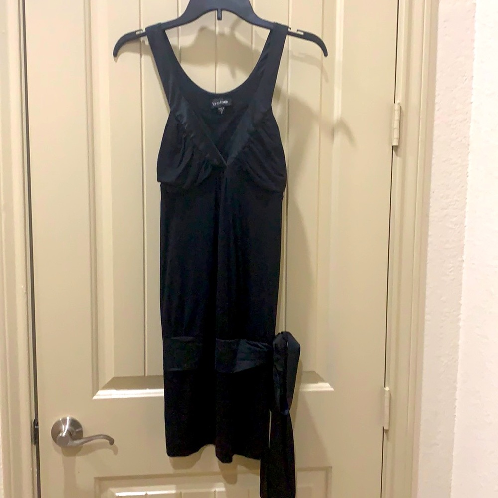 Bebe black mini dress